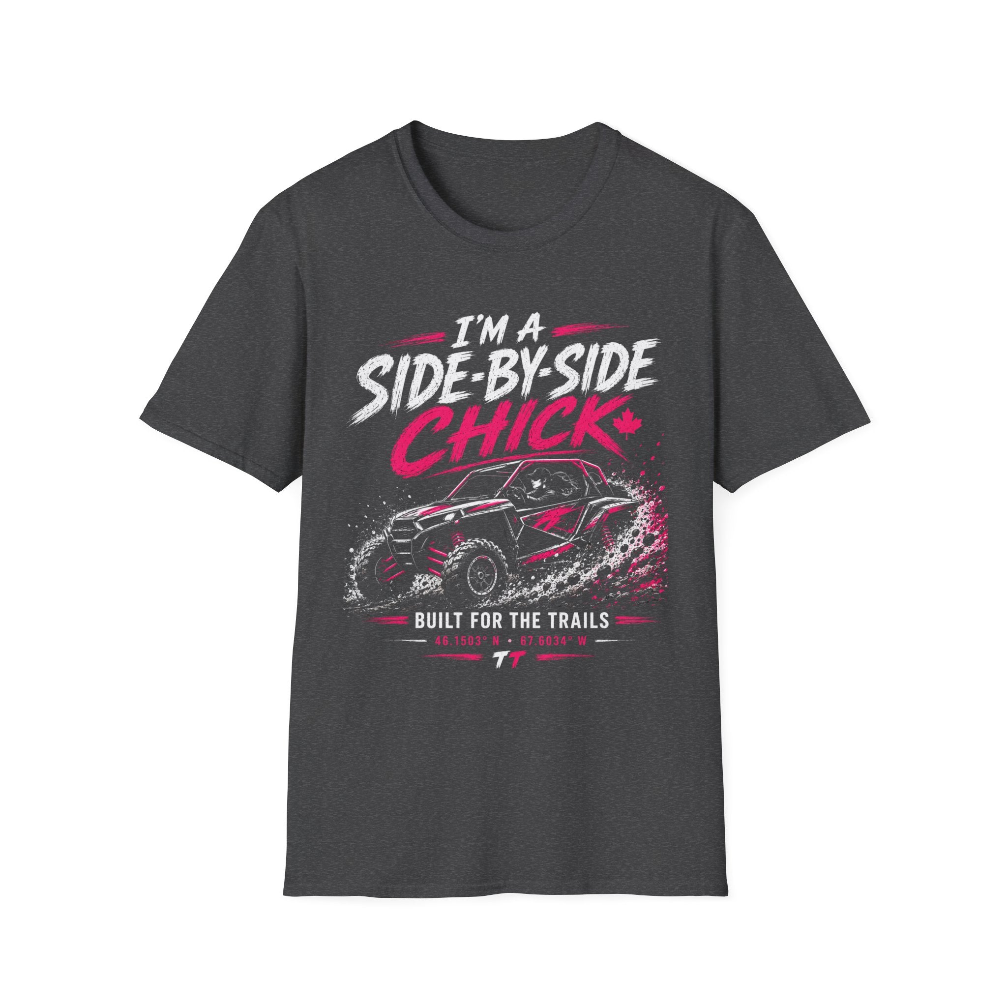 Side-by-Side Chick T-Shirt — Off-Road UTV Rider Graphic Tee