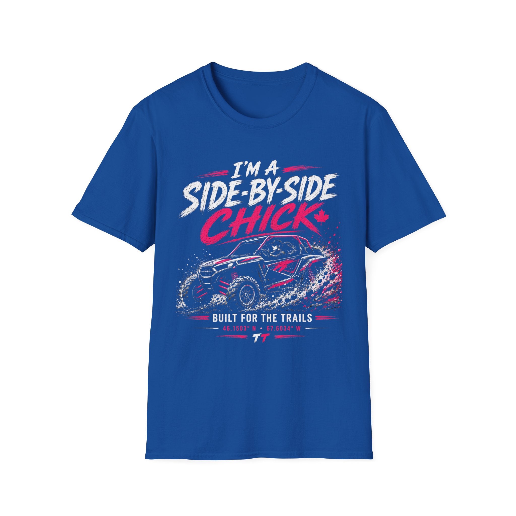 Side-by-Side Chick T-Shirt — Off-Road UTV Rider Graphic Tee