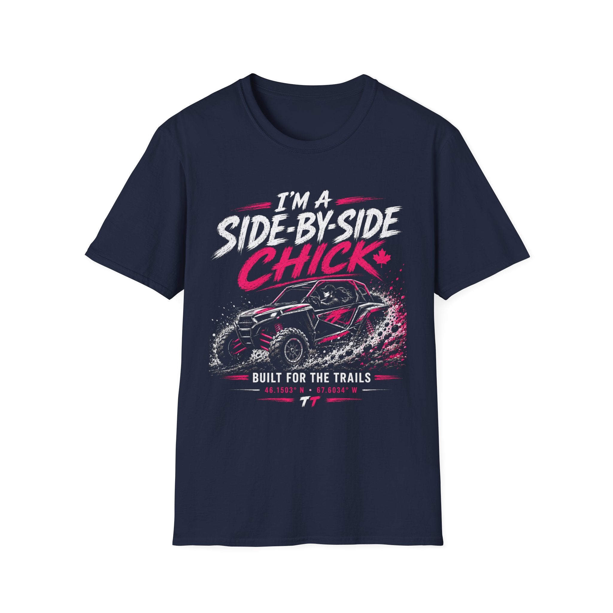 Side-by-Side Chick T-Shirt — Off-Road UTV Rider Graphic Tee