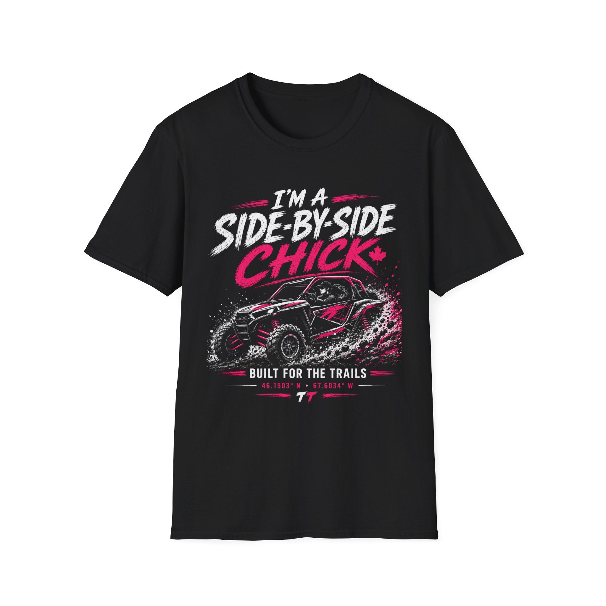Side-by-Side Chick T-Shirt — Off-Road UTV Rider Graphic Tee