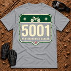 5001 Trail t-shirt in Sport Grey - Woodstock, Carleton County NB ATV trail marker tee - Tire Time Offroad