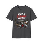 Ride Camp Repeat T-Shirt — Off-Road Camping & Adventure Tee