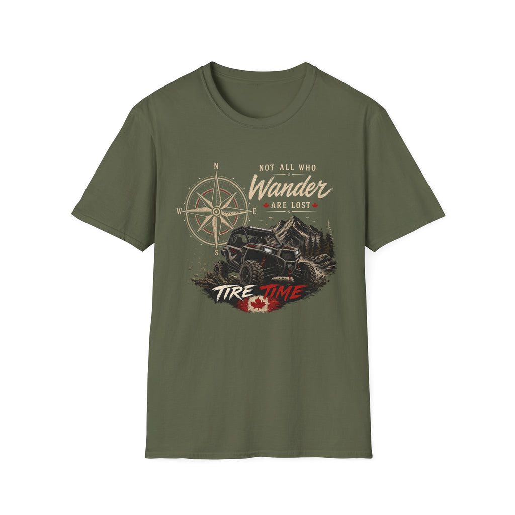 Not All Who Wander Are Lost – Tire Time Tee