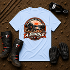 Light blue Out for a Bumble trail riding tee — Tire Time Offroad
