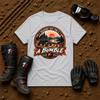Sport grey Out for a Bumble tee, back view — Tire Time Offroad