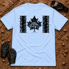 Canadian Off-Road t-shirt in Light Blue - Canadian flag with a side-by-side in the maple leaf - Tire Time Offroad