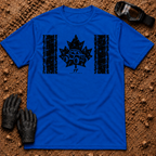 Canadian Off-Road t-shirt in Royal - Canadian flag with a side-by-side in the maple leaf - Tire Time Offroad