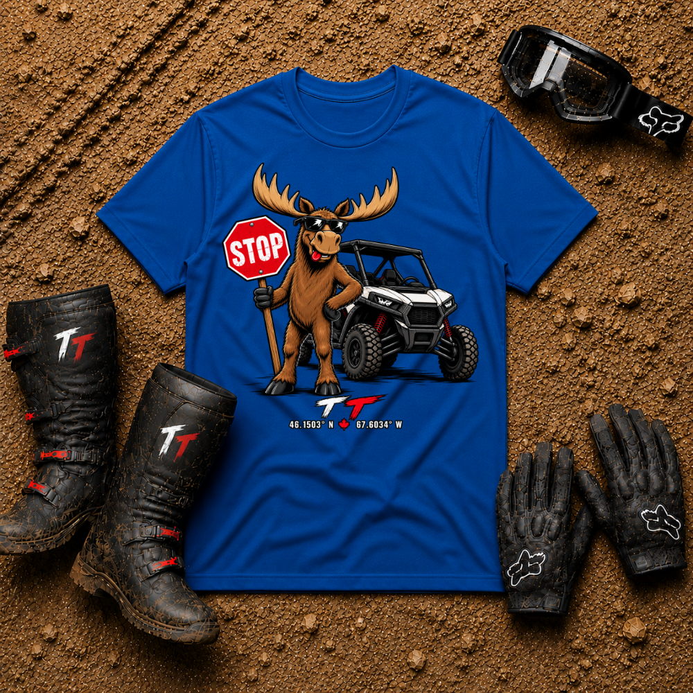 Cool Moose T-Shirt in Royal Blue