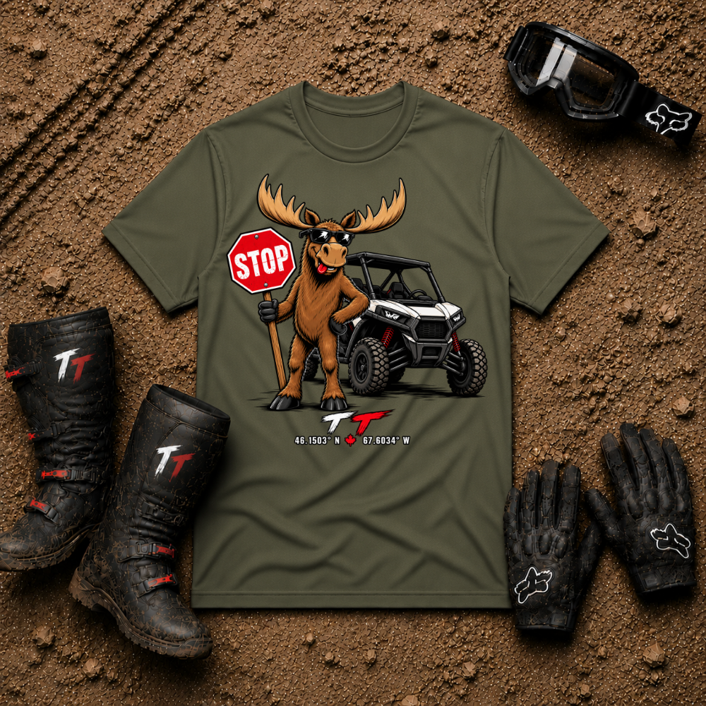 Cool Moose T-Shirt in Military Green
