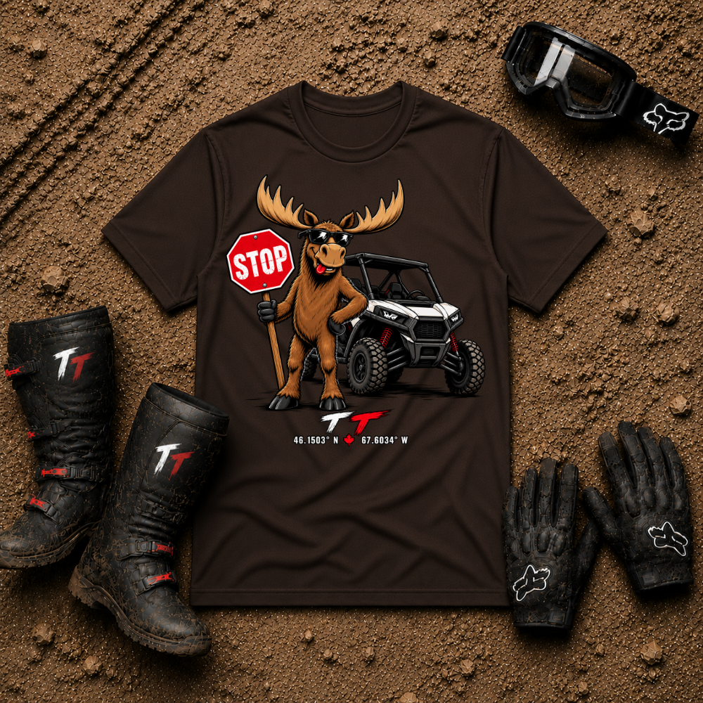 Cool Moose T-Shirt in Dark Chocolate