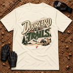 Dooryard to the Trails t-shirt in Natural - New Brunswick slang ATV and side-by-side tee - Tire Time Offroad
