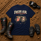 Navy Fresh Air & Questionable Decisions ATV/UTV t-shirt — Tire Time Offroad