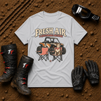 Sport grey Fresh Air & Questionable Decisions ATV/UTV t-shirt — Tire Time Offroad