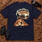 Navy Go Again T-Shirt, dog dreaming Can We Go Again? side-by-side trail ride — Tire Time Offroad ATV/UTV tee