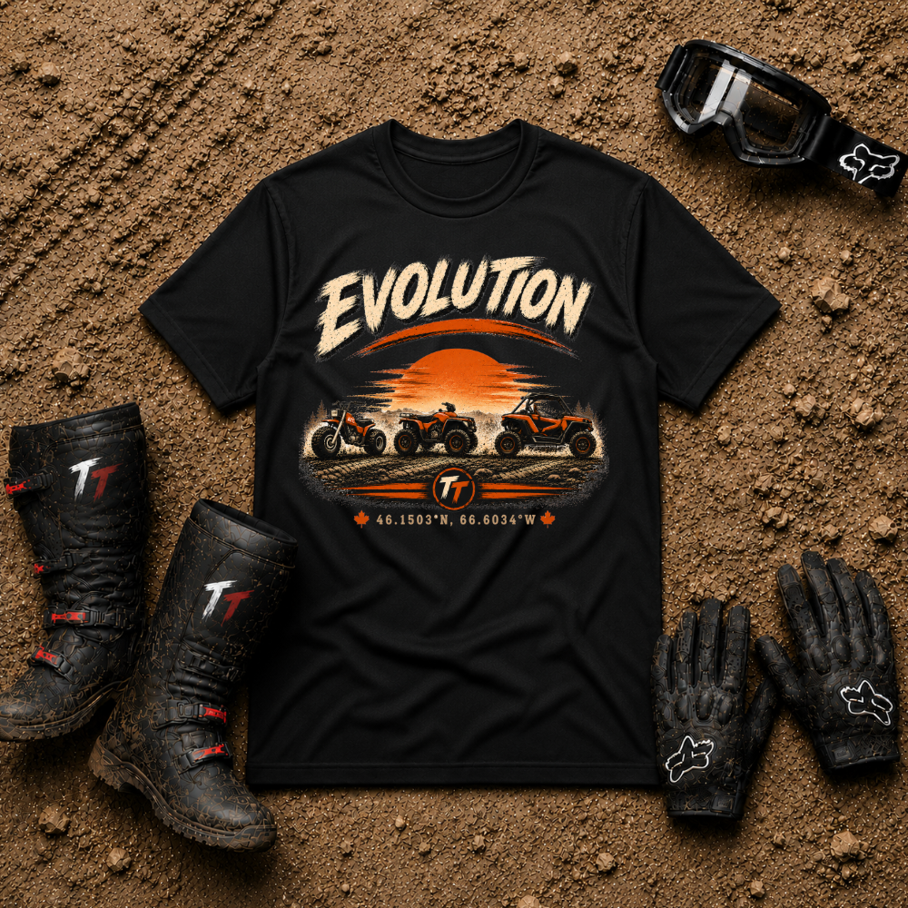 Evolution — ATC to Side-by-Side Off-Road Graphic Tee