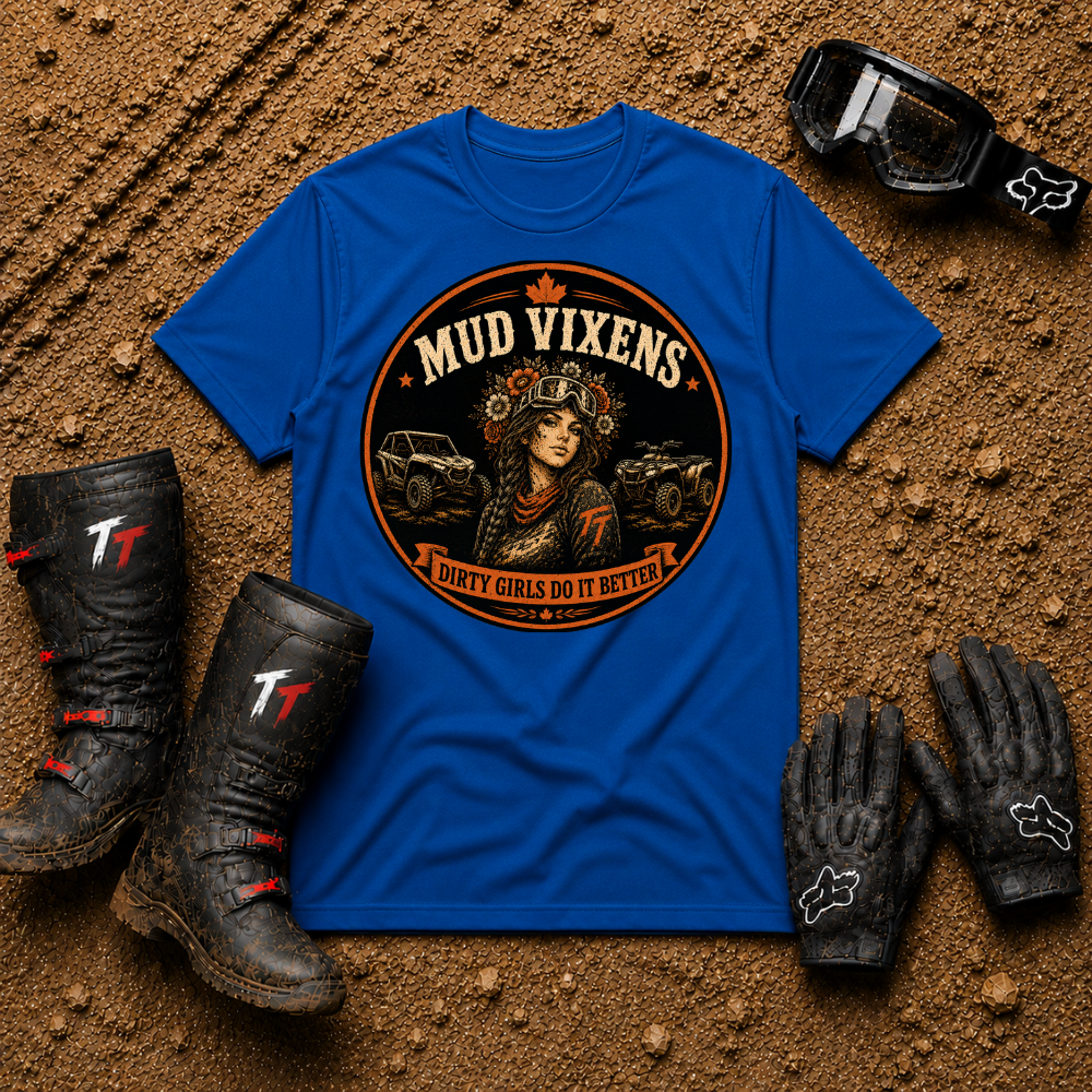 Mud Vixens T-Shirt | Women's Canadian Off-Road Graphic Tee