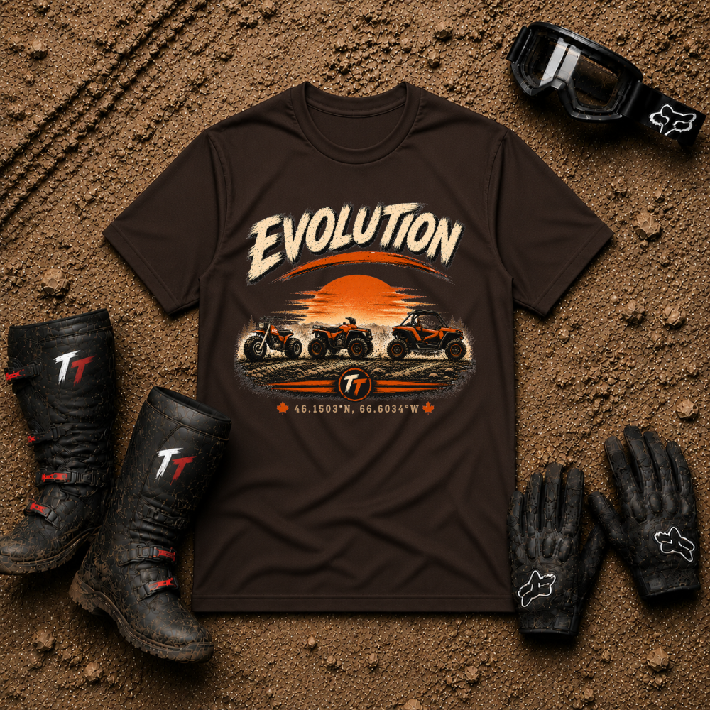 Evolution — ATC to Side-by-Side Off-Road Graphic Tee