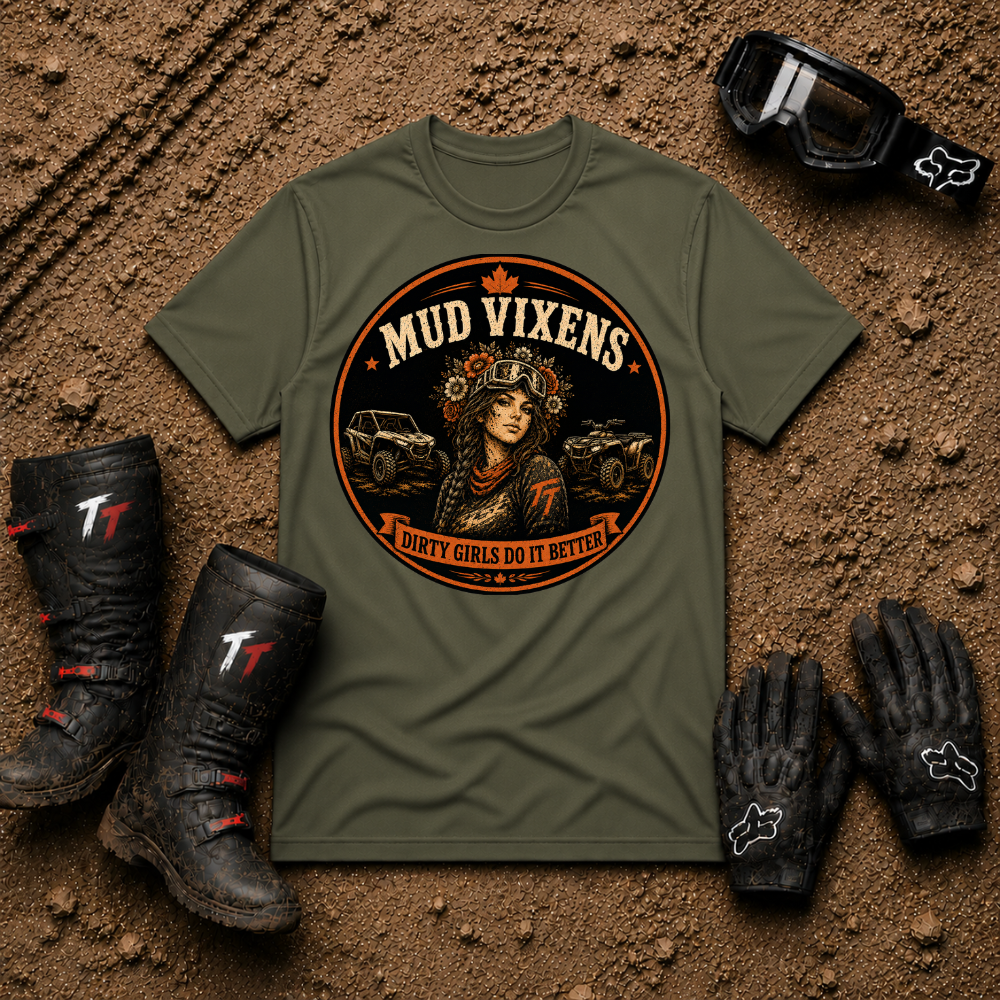 Mud Vixens T-Shirt | Women's Canadian Off-Road Graphic Tee
