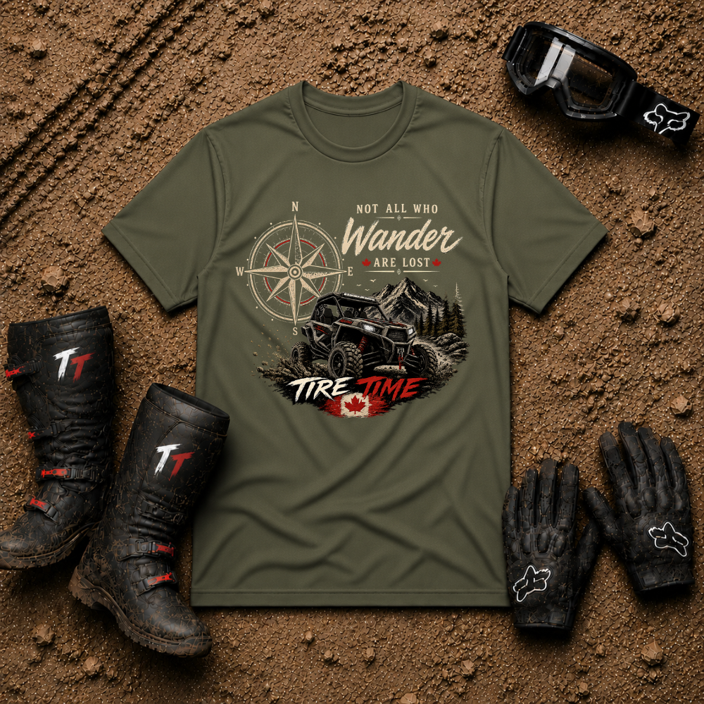 Not All Who Wander Are Lost – Tire Time Tee