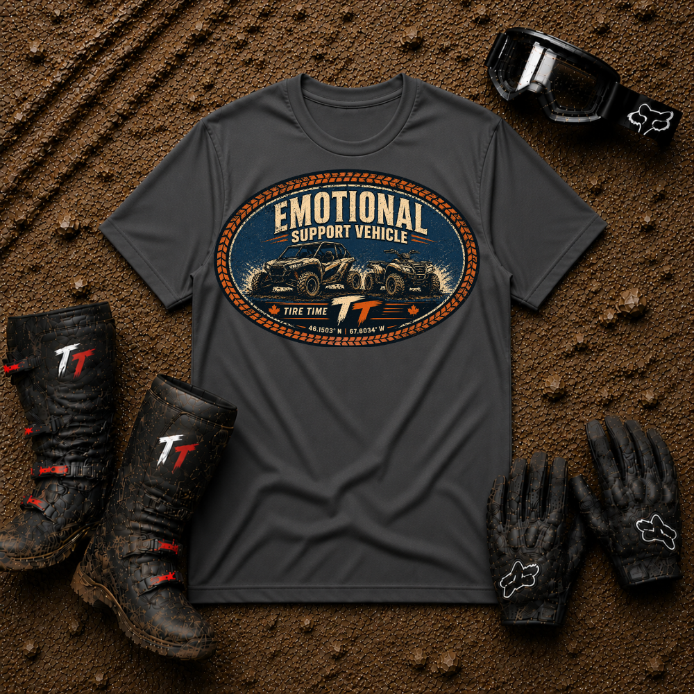 T-Shirt — "Emotional Support Vehicle" Vintage Off-Road Graphic Tee