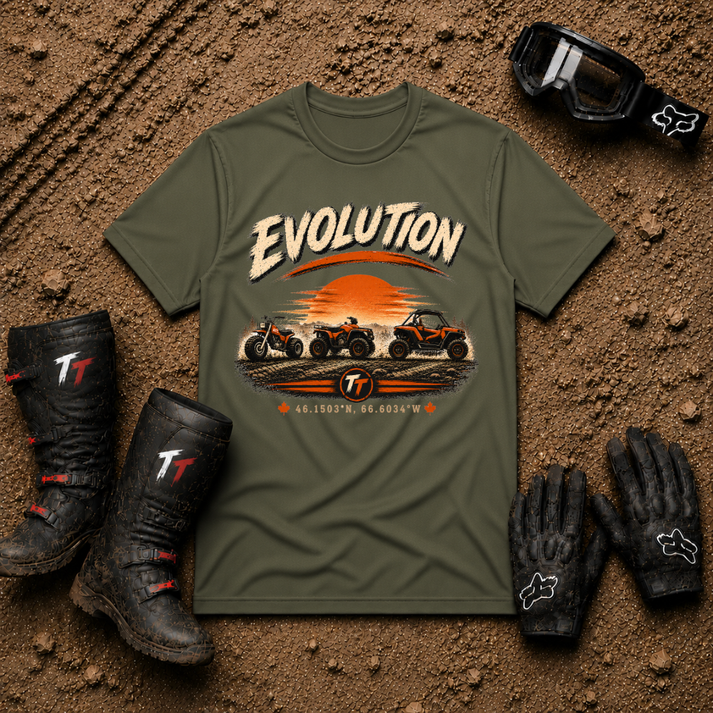 Evolution — ATC to Side-by-Side Off-Road Graphic Tee