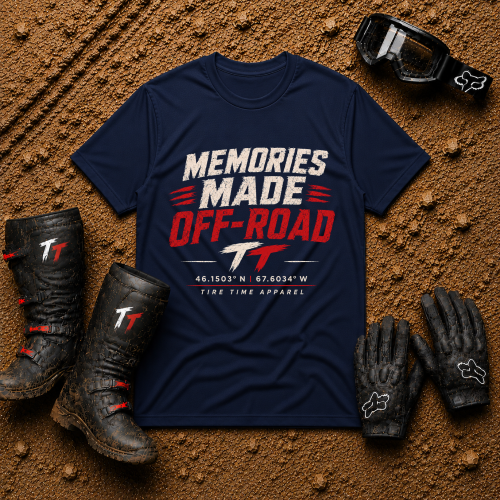 Navy Memories Made Off-Road UTV and SxS rider shirt — Tire Time Offroad