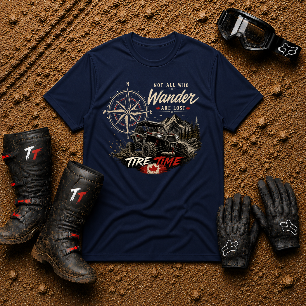 Not All Who Wander Are Lost – Tire Time Tee