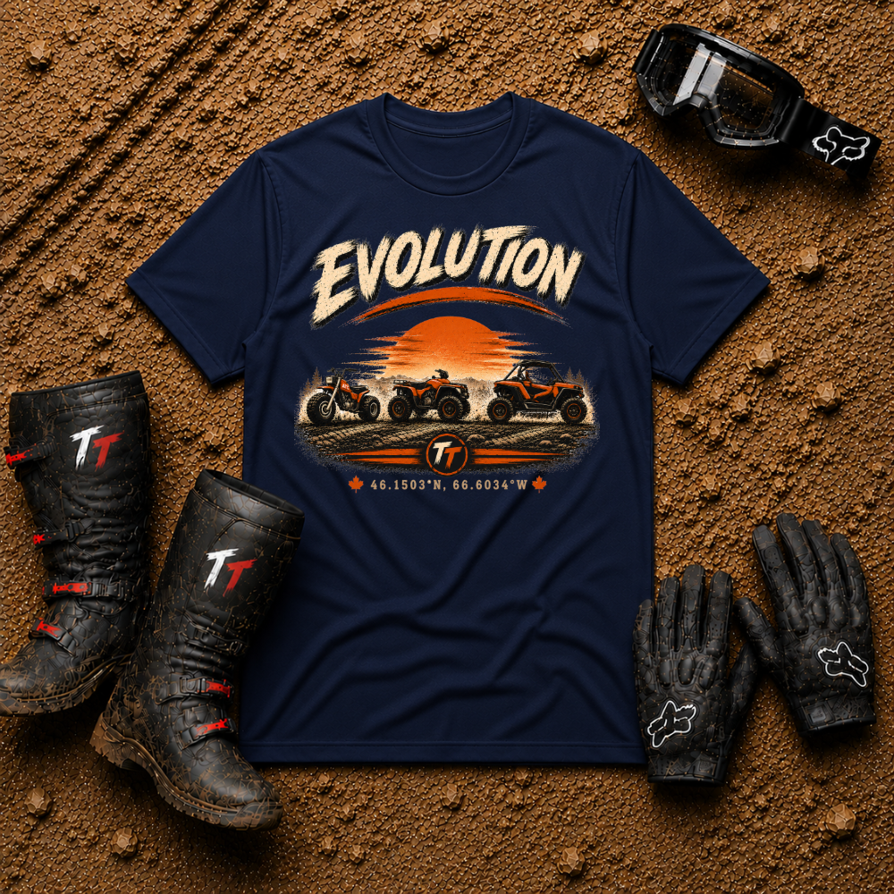 Evolution — ATC to Side-by-Side Off-Road Graphic Tee