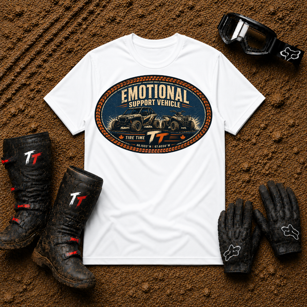 T-Shirt — "Emotional Support Vehicle" Vintage Off-Road Graphic Tee