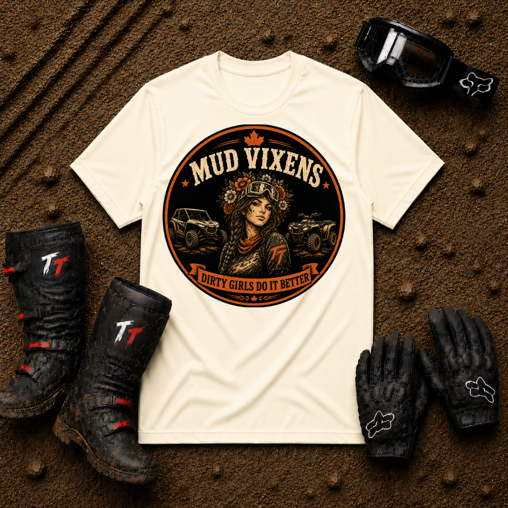 Mud Vixens T-Shirt | Women's Canadian Off-Road Graphic Tee