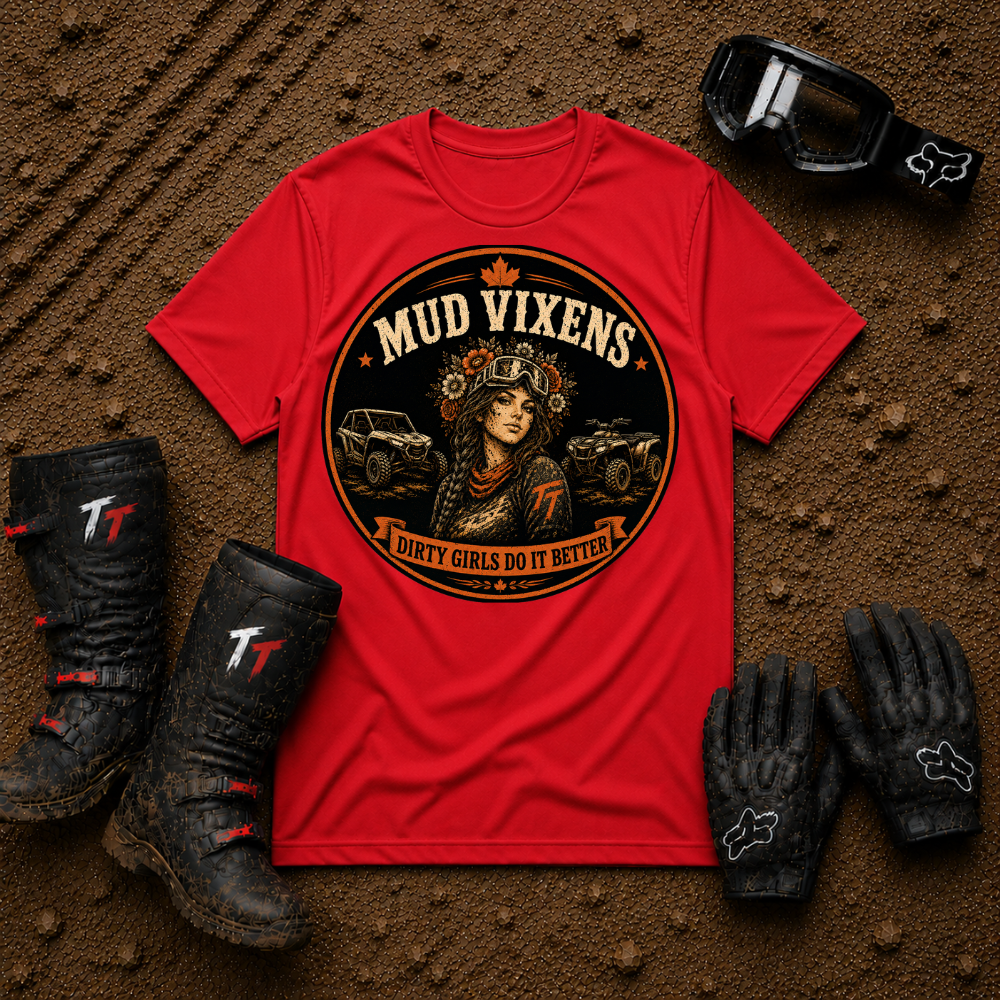 Mud Vixens T-Shirt | Women's Canadian Off-Road Graphic Tee