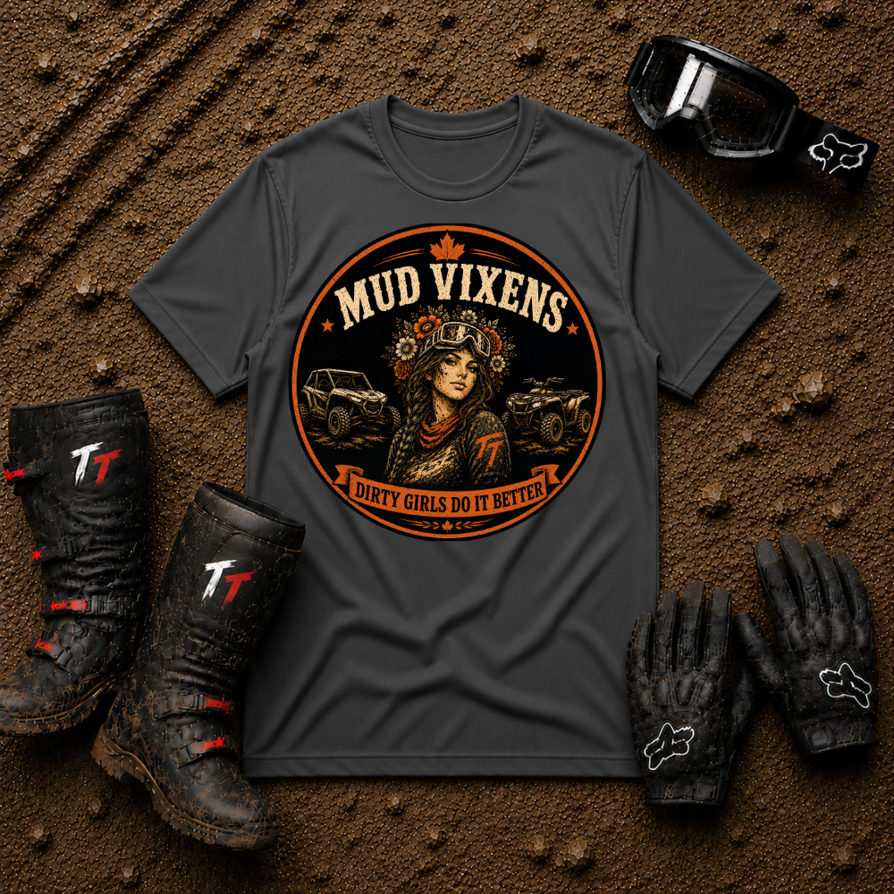 Mud Vixens T-Shirt | Women's Canadian Off-Road Graphic Tee