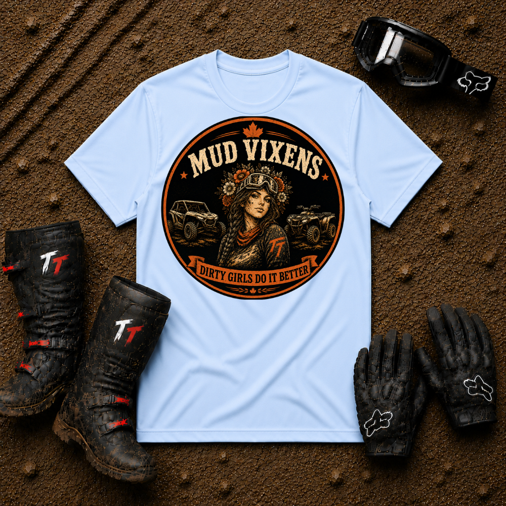 Mud Vixens T-Shirt | Women's Canadian Off-Road Graphic Tee