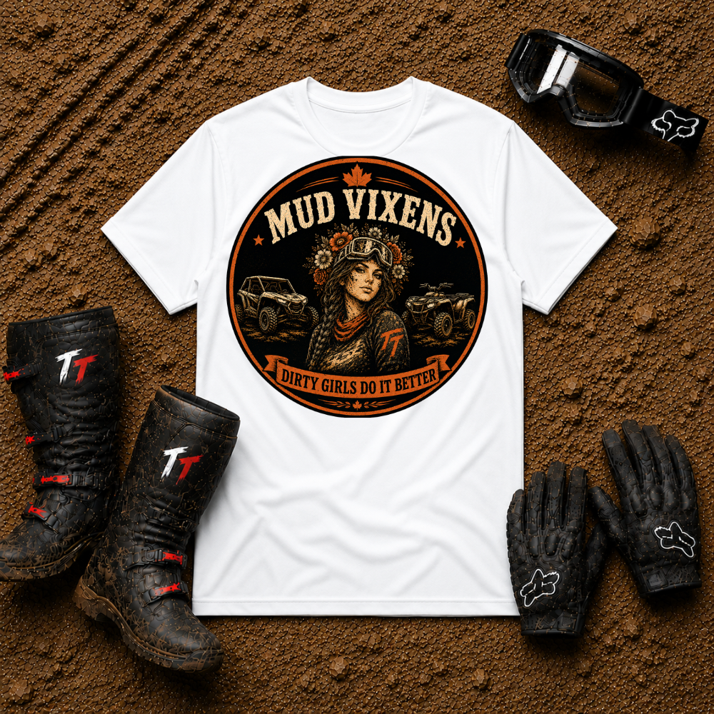 Mud Vixens T-Shirt | Women's Canadian Off-Road Graphic Tee
