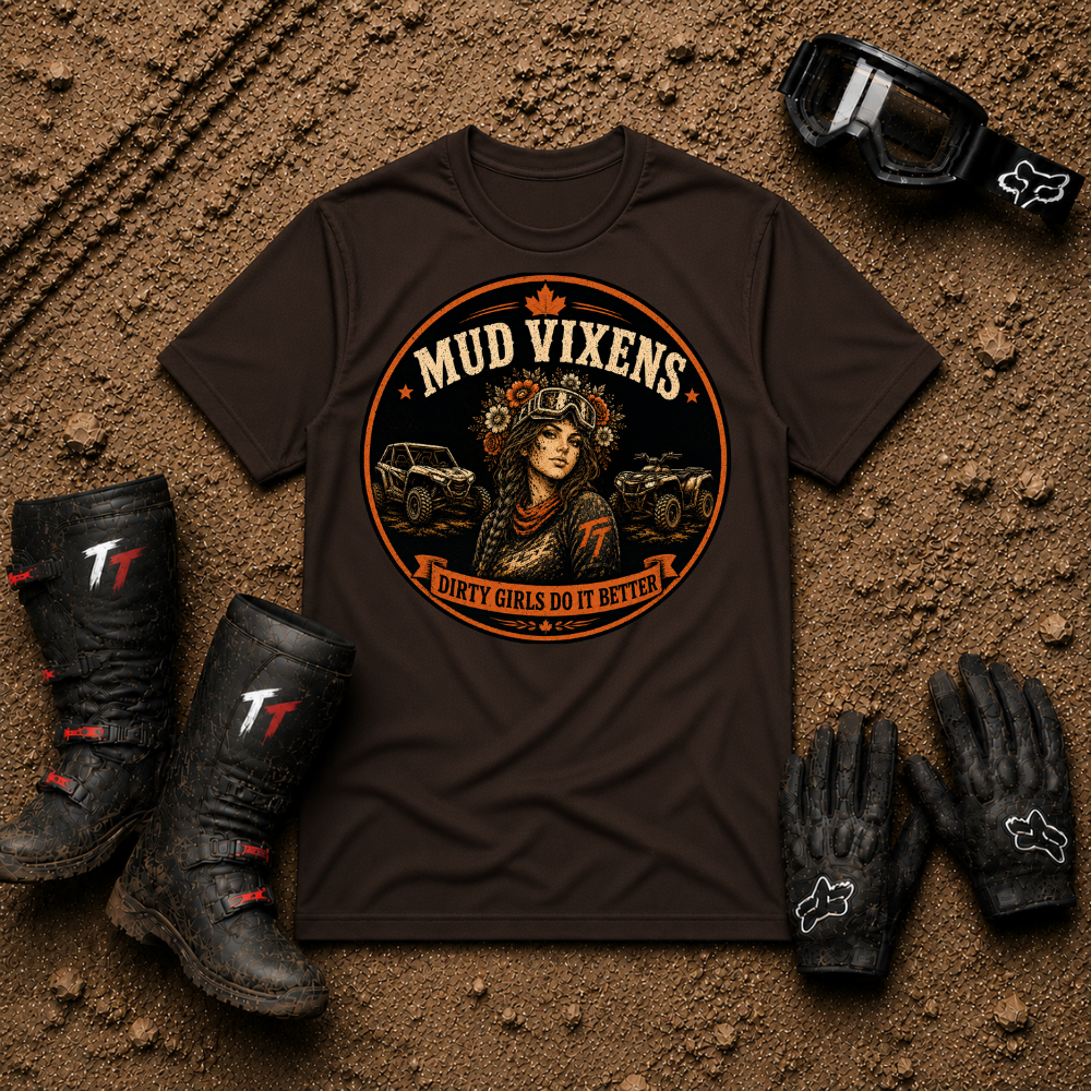 Mud Vixens T-Shirt | Women's Canadian Off-Road Graphic Tee