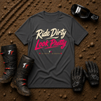 Ride Dirty Look Pretty T-Shirt — Women's Off-Road UTV & Side-by-Side Graphic Tee