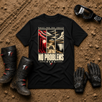 Black No Problems Here ATV/UTV t-shirt — Tire Time Offroad