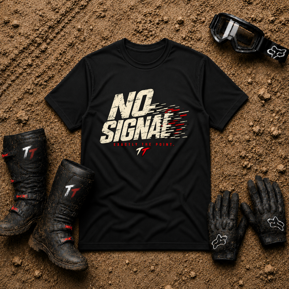 No Signal off-road graphic tee in Black - ATV/UTV side-by-side riding t-shirt