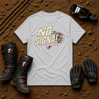 No Signal graphic tee in Sport Grey - off-road ATV/UTV trail riding t-shirt