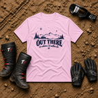 Light Pink Out There trail state-of-mind t-shirt — Tire Time Offroad