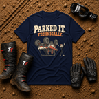 Navy Parked It Technically ATV/UTV t-shirt — Tire Time Offroad