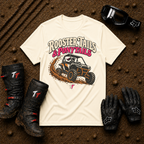 Natural Rooster Tails & Ponytails women's ATV/UTV t-shirt — Tire Time Offroad