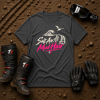 Dark heather grey Salt Air Mud Hair women's off-road ATV/UTV t-shirt — Tire Time Offroad