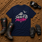 Navy Salt Air Mud Hair women's off-road ATV/UTV t-shirt — Tire Time Offroad