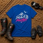 Royal blue Salt Air Mud Hair women's off-road ATV/UTV t-shirt — Tire Time Offroad