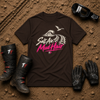 Dark chocolate Salt Air Mud Hair women's off-road ATV/UTV t-shirt — Tire Time Offroad