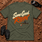 Some Good Ridin' t-shirt in Military Green - New Brunswick slang ATV and side-by-side tee - Tire Time Offroad