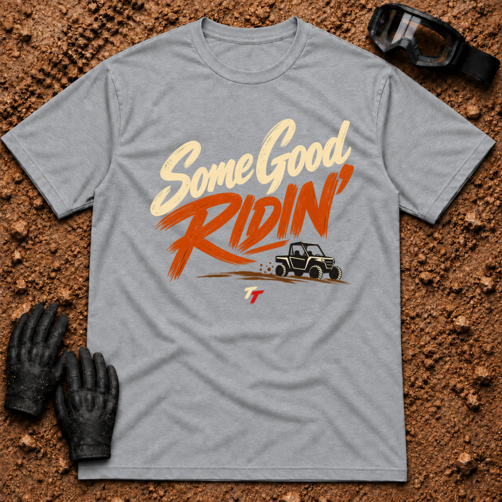 Some Good Ridin' t-shirt in Sport Grey - New Brunswick slang ATV and side-by-side tee - Tire Time Offroad