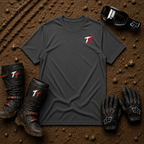 Will Work for SXS Parts t-shirt in Dark Heather Grey - funny UTV rider tee by Tire Time Offroad