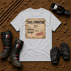 Trail Condition Report off-road tee in Sport Grey - ATV/UTV side-by-side riding shirt